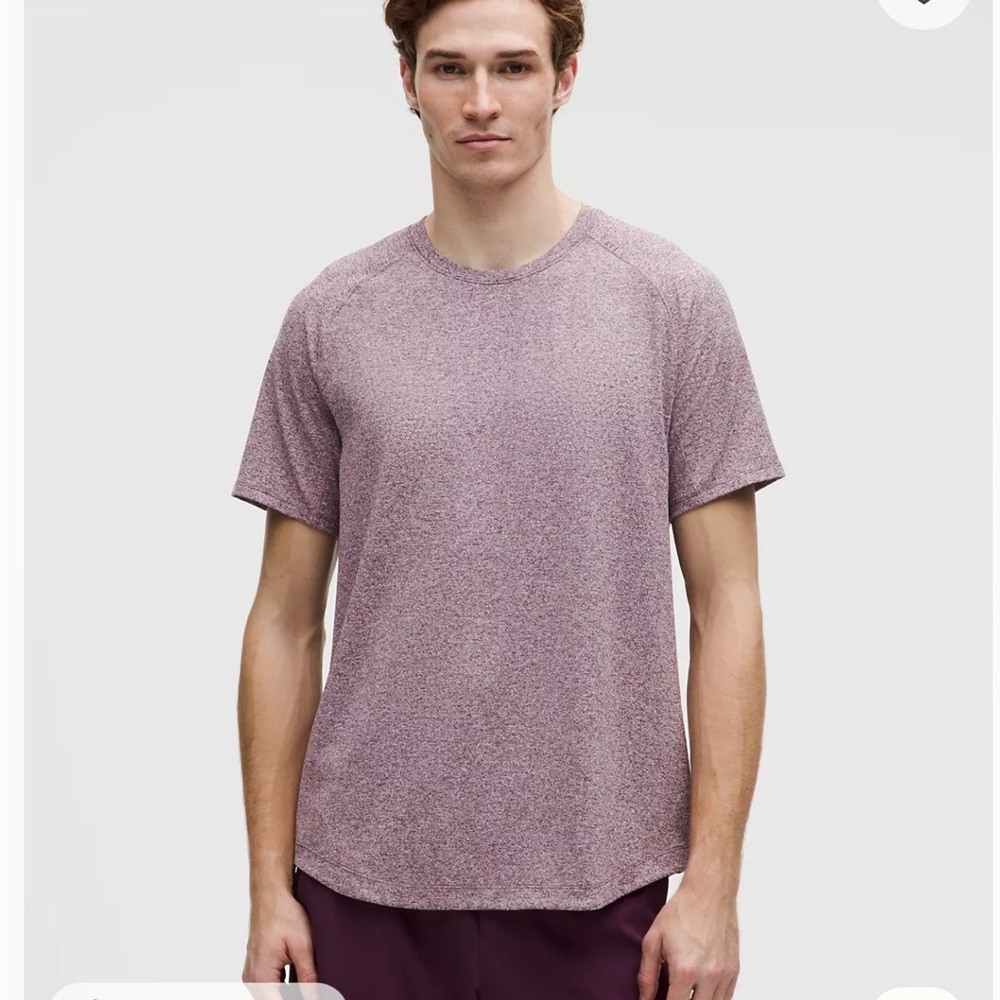 Lululemon License to Train Short Sleeved Shirt Heathered Plum